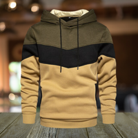 Yielanna | Die neuen lässigen losen Fleece warmen Straßenkleidung Kapuzenpullover – Oliv