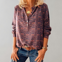 Ianthe | Vintage Damen-Bluse – Rot