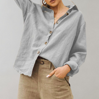 Sevilla | Freizeitbluse für Damen – Grau