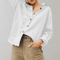 Sevilla | Freizeitbluse für Damen – Weiß