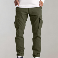 Herren Cargo Bequeme Hosen | Lässig – Armee Grün