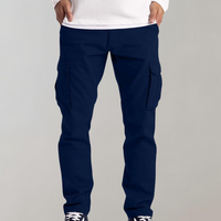 Herren Cargo Bequeme Hosen | Lässig – Blau