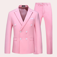 Moderner Herren Sommeranzug Für Hochzeitsgäste | Lässig – Rosa
