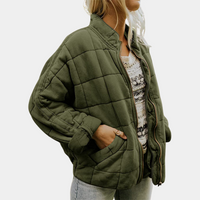 Celeste™| Stilvolle & Bequeme Steppjacke – Grün
