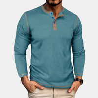 T-Shirt für Herren - Lässiges Kurzarmshirt für Sommer – Hellblau