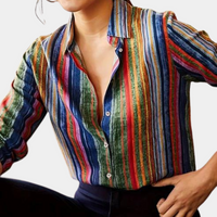 Hannelorey | Bunte Bluse für Damen – Mehrfarbig