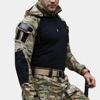 Sommerjacke für Herren - Leichte Camo Outdoorjacke mit Kapuze – Camouflage