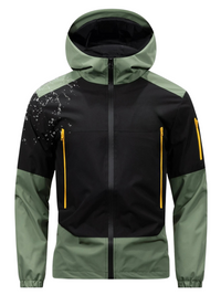 Tezaro | Wasserdichte Windbreakerjacke für Herren Herbst – Grün