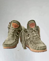 Orina - gepolsterte orthopädische Stiefel – Hellgrün