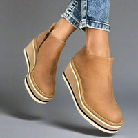 Swantje | Elegante und Leichte Knöchelstiefel – Khaki
