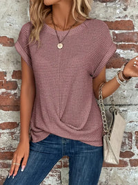 Cybele | Kurzärmeliges Damen-T-Shirt – Rosa