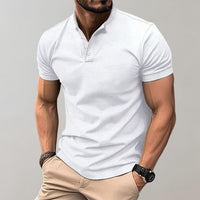 Leo - Elegantes Freizeit-Poloshirt – Weiß