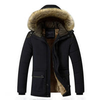 Hochwertige Winterjacke für Herren – Schwarz 1