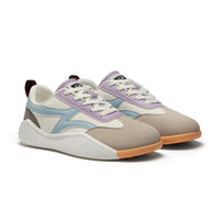 Zelda | Damen Schnür Sneaker Fußgewölbestütze – Komfort Schnürsneaker Stütze 2026 – Lila & Blau