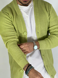 HAHN - OFFENE STRICKJACKE – Grün