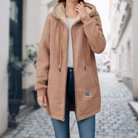 Damen Winter-Jacke mit Fleece-Futter | Warm & Kuschelig – Khaki