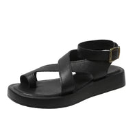 Marleen™ | Bequeme orthopädische Sandalen – Schwarz
