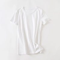 Minimalistisches Herren Basic T-Shirt – Weiß