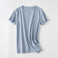 Minimalistisches Herren Basic T-Shirt – Blau
