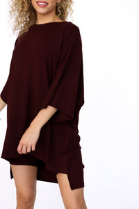 Damen Loungewear Set: Übergroßes T-Shirt mit Fahrradhose, Bequem und Vielseitig – Schwarz