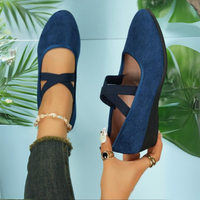 Sofia | Modische Keilschuhe Damen Chic Look – Blau