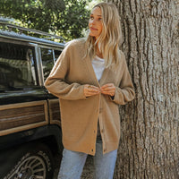 Leah - Eleganter und bequemer Blazer – Braun