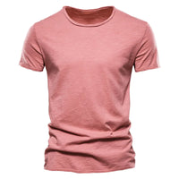 Herren Lässig T-Shirt | Bequem – Rot