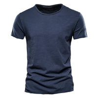 Herren Lässig T-Shirt | Bequem – Blau