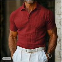 Johann | Herren Polo-Shirt – Bordeaux