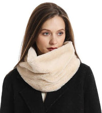 Doris - Mode Hals Warme Sjaals – Beige