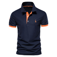 Geoff – Premium Polo Hemd – Marine