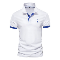 T-SHIRT POLO LÄSSIG – Weiß