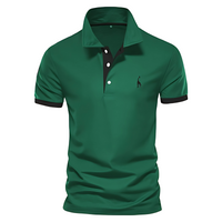 T-SHIRT POLO LÄSSIG – Grün