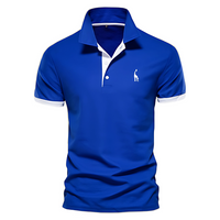 Geoff – Premium Polo Hemd – Blau