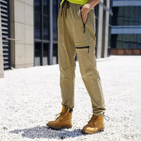 Schnelltrocknende UPF 50+ Sommer-Cargo-Wanderhose für Frauen – Leichter und bequemer Sonnenschutz – Khaki