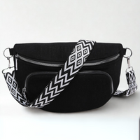 Cleo | Schultertasche – Schwarz