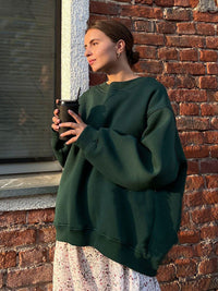 Sayrielle | Pullover mit O-Ausschnitt – Grün