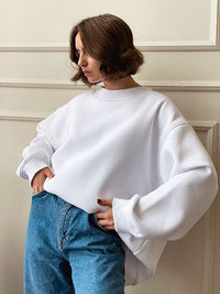 Sayrielle | Pullover mit O-Ausschnitt – Orange