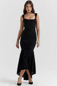 Princess | Korsett Party Maxikleid - Stilvoll & schmeichelhaft – Schwarz