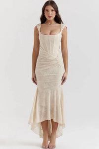 Princess | Korsett Party Maxikleid - Stilvoll & schmeichelhaft – Elfenbein