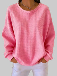 Fenna | Eleganter Behaglicher Frühlingspullover – Rosa