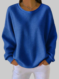 Fenna | Eleganter Behaglicher Frühlingspullover – Blau