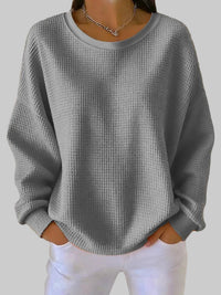 Fenna | Eleganter Behaglicher Frühlingspullover – Grau