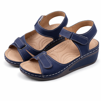 Talynne - Gepolsterte Sandalen – Marine