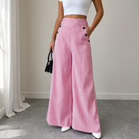 Bellagio™ Palazzo-Hose mit Schneiderkunst-Passform und Natürlicher Eleganz – Rosa