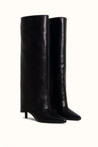 Damen Stiefel | Absatzstil für eleganten Auftritt – Schwarz