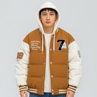 Viktor | Herren-Winterjacke mit Kapuze – Dunkelbraun