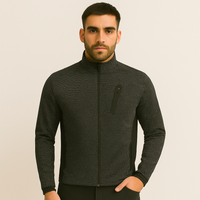 Matthias | Winddichte wasserabweisende Männer-Winterjacke – Schwarz
