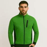 Matthias | Winddichte wasserabweisende Männer-Winterjacke – Grün