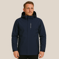 Fabian | Herren-Windjacke mit Kapuze – Marine